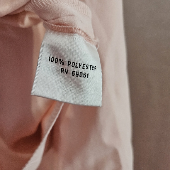 Talbots light pink sueded button down blouse top Womens Medium - Picture 3 of 5